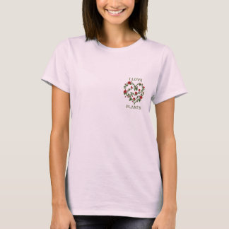 I Love Plants - Botanical Heart T-Shirt