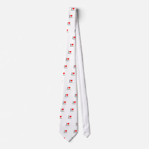 I Love Plastics Neck Tie