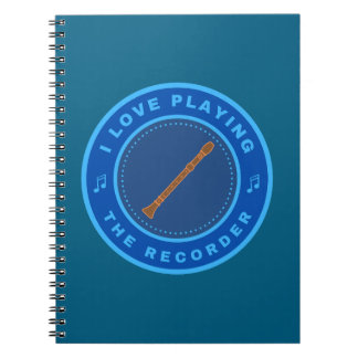 I love playing the Recorder Notebook