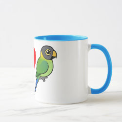 I Love Plum-headed Parakeets (female) Combo Mug