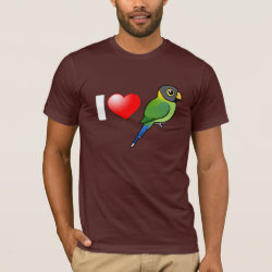 I Love Plum-headed Parakeets (female) Men's Basic American Apparel T-Shirt