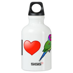 I Love Plum-headed Parakeets (male) SIGG Traveller Water Bottle (0.6L)