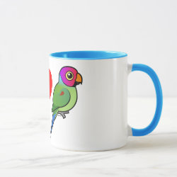 I Love Plum-headed Parakeets (male) Combo Mug