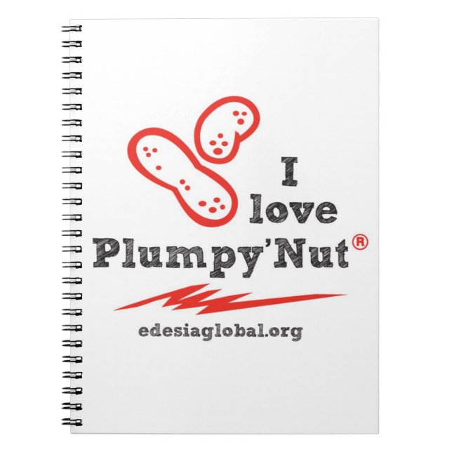 I love Plumpy'Nut notebook (Front)