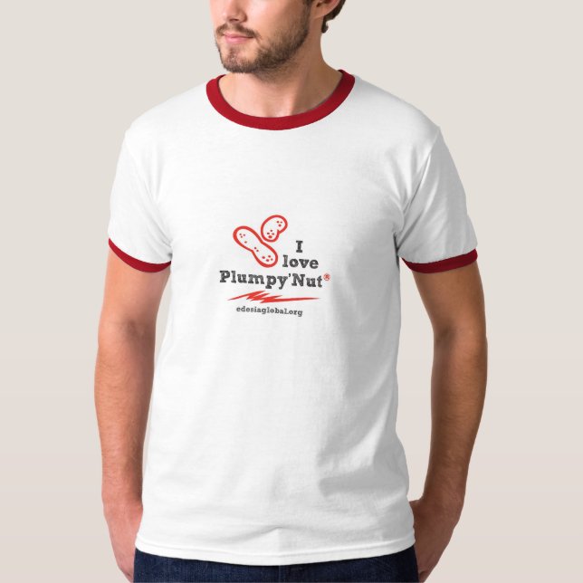 I love Plumpy'Nut T-shirt (mens) (Front)