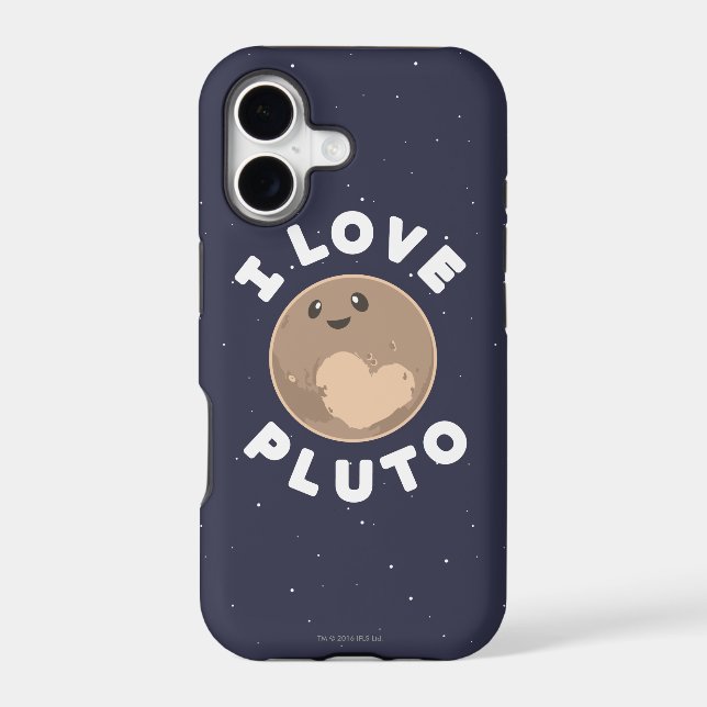 I Love Pluto Iphone Case (Back)