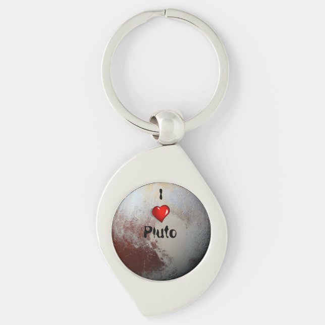 I love Pluto Keychain (Front)