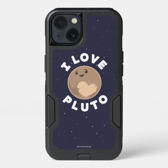 I Love Pluto Otterbox iPhone Case (Back)