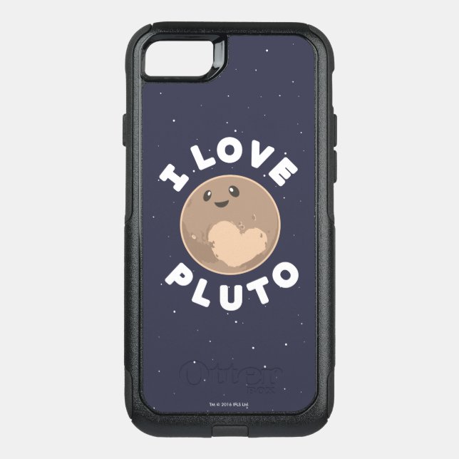 I Love Pluto Otterbox iPhone Case (Back)