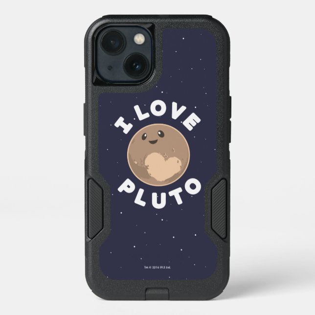 I Love Pluto Otterbox iPhone Case (Back)