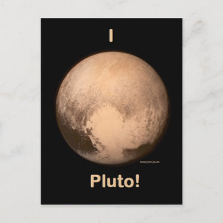I love Pluto! Postcard