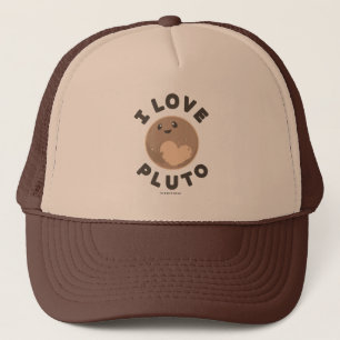 I Love Pluto Trucker Hat