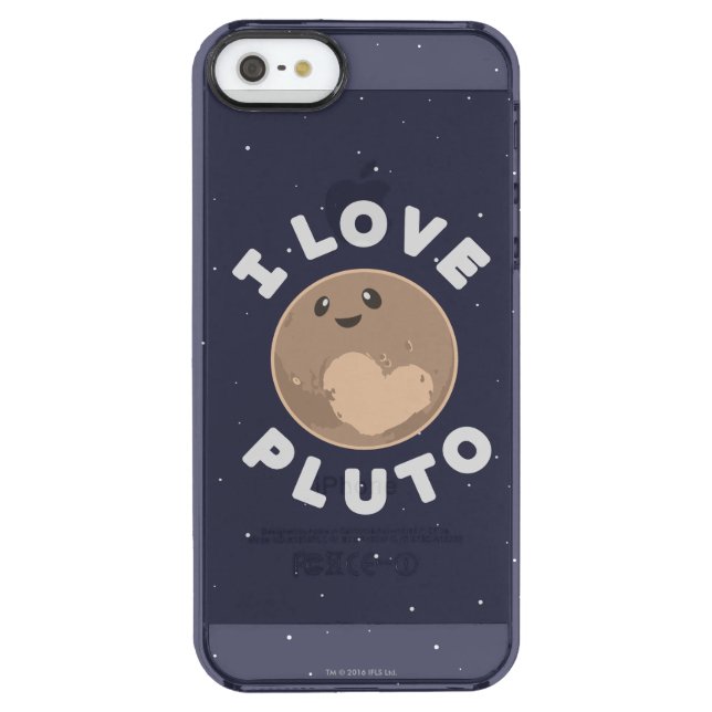 I Love Pluto Uncommon iPhone Case (Back)