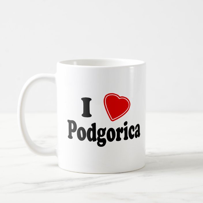 I Love Podgorica Coffee Mug