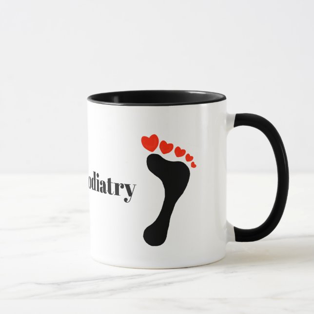 I Love Podiatry Mug (Right)