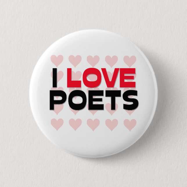I LOVE POETS BUTTON (Front)