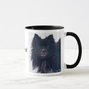 " I LOVE Pomeranians!" Watercolor Painting Mug