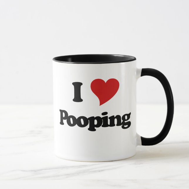 I Love Pooping Mug (Right)