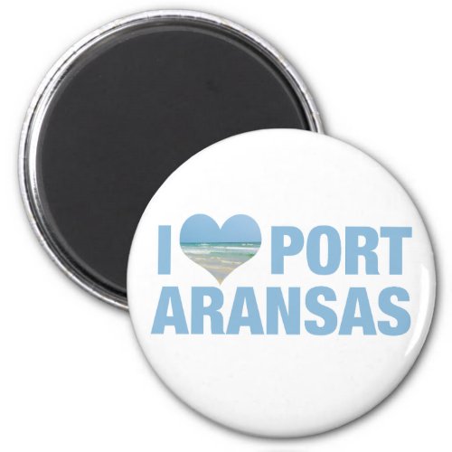 I Love Port Aransas Cute Texas Beach Souvenir Magnet