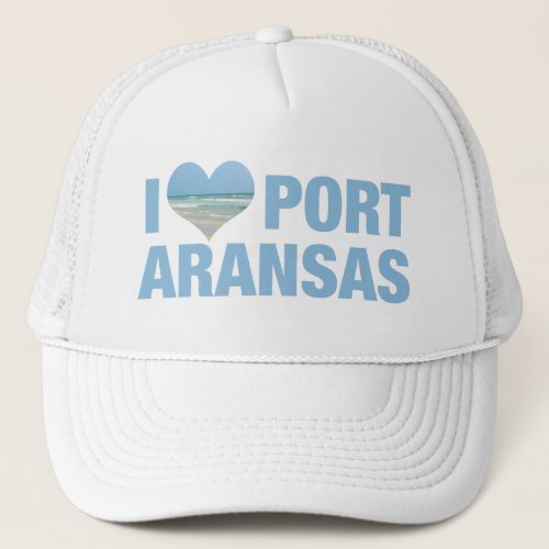 I Love Port Aransas Cute Texas Beach Trucker Hat