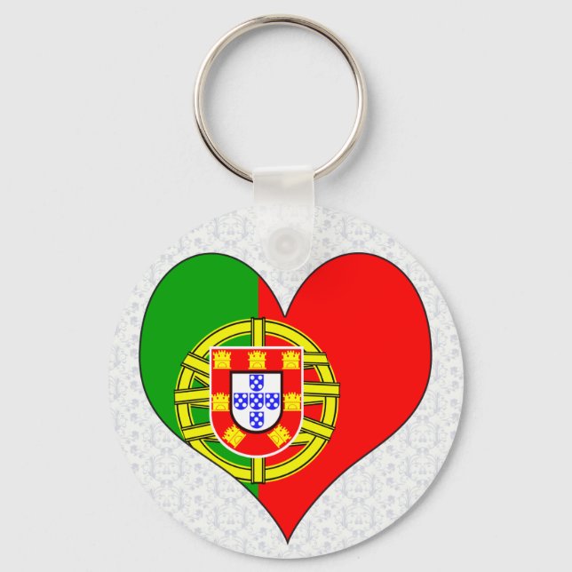 I Love Portugal Keychain (Front)