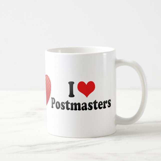 I Love Postmasters Coffee Mug (Right)