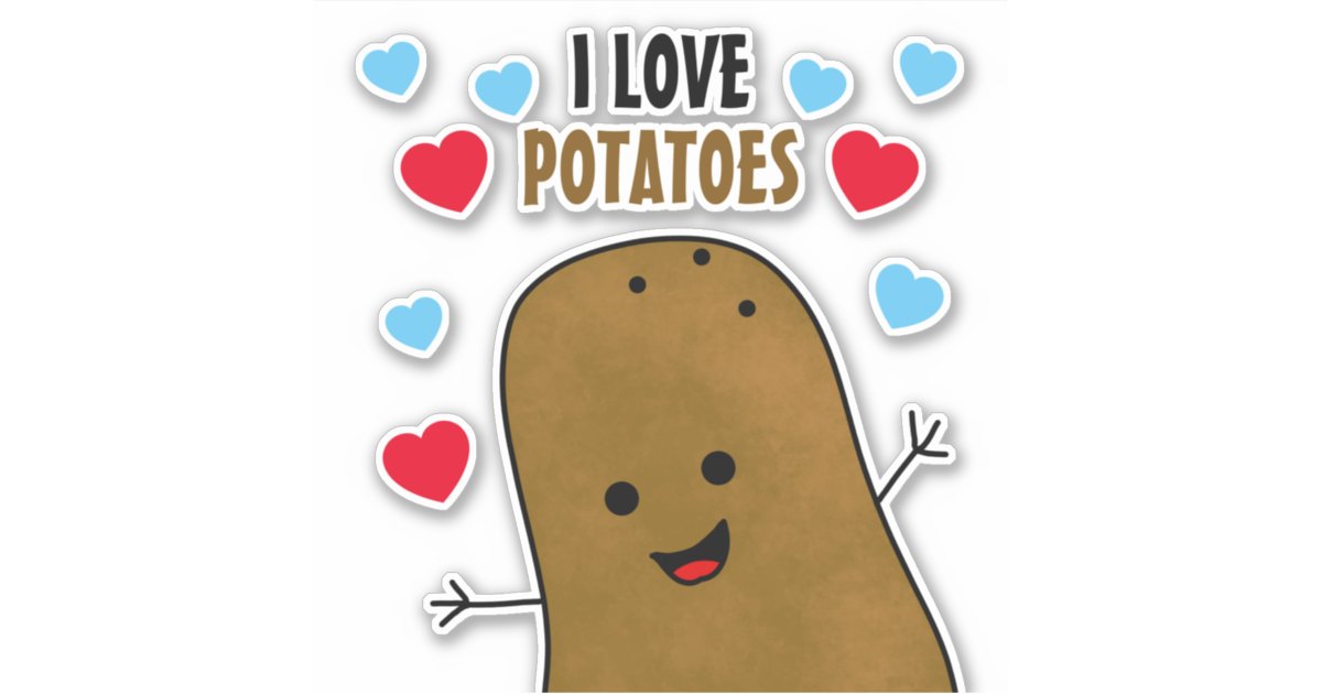 Kawaii Potato with glasses Postcard for Sale by HI-design