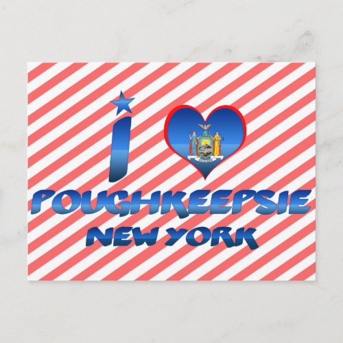 I love Poughkeepsie New York Postcard