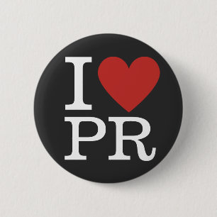 I ❤️ Love PR - PR Department or Firm - Pin Button