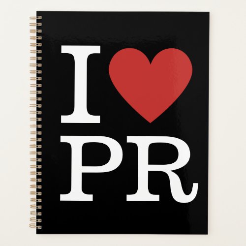 I ️ Love PR _ PR FirmDepartment _  Planner