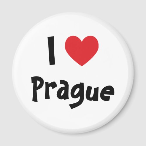 I Love Prague Magnet