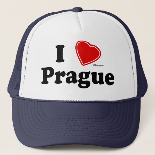 I Love Prague Trucker Hat