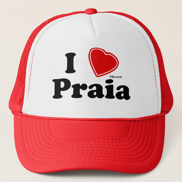 I Love Praia Hat
