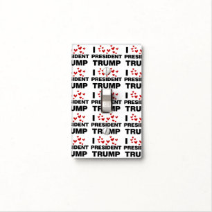 I Love President Trump Hearts Light Switch Cover