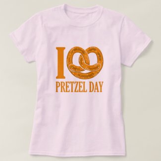 I Love Pretzel Day Funny Baker Pun T-Shirt