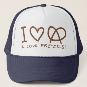 I Love Pretzels Trucker Hat