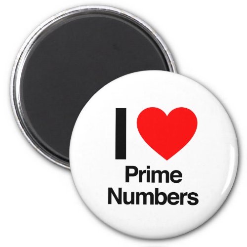 i love prime numbers magnet