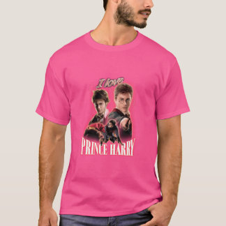 I Love Prince Harry Daniel Radcliffe Cursed Fan Co T-Shirt
