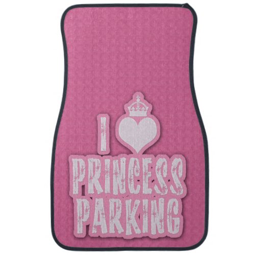 I Love Princess Parking Novelty Car Fun  Car Mat