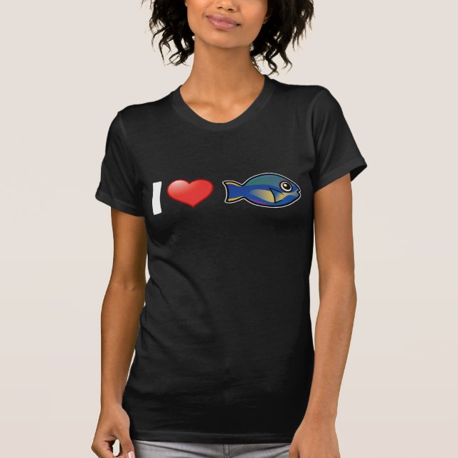 I Love Princess Parrotfish T-Shirt (Front)