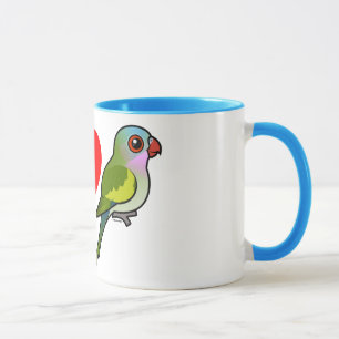 I Love Princess Parrots Mug