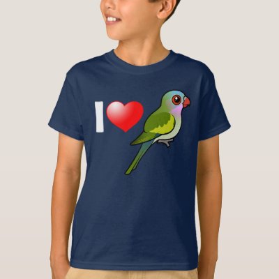 I Love Princess Parrots T-Shirt