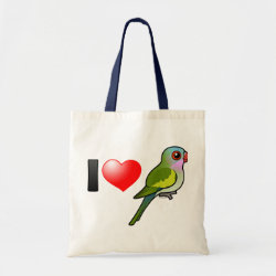 I Love Princess Parrots Budget Tote