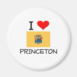 I Love Princeton New Jersey Magnet