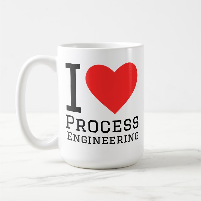 I love process engineering  coffee mug (Left)