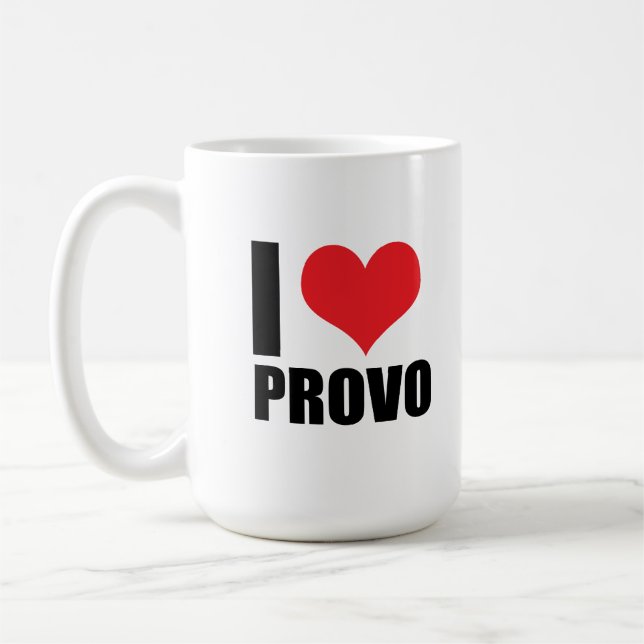 I love Provo Coffee Mug (Left)