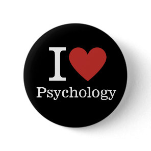 I ❤️ Love Psychology for Students/Faculty Pins