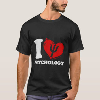 I Love Psychology Psychologist T-Shirt