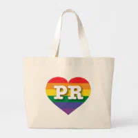 Rainbow Heart Tote Bag Pride Tote Bag LGBTQ Tote Bag LGBT 