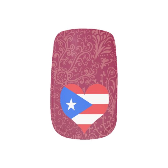 I Love Puerto Rico Minx Nail Wraps Zazzle Com